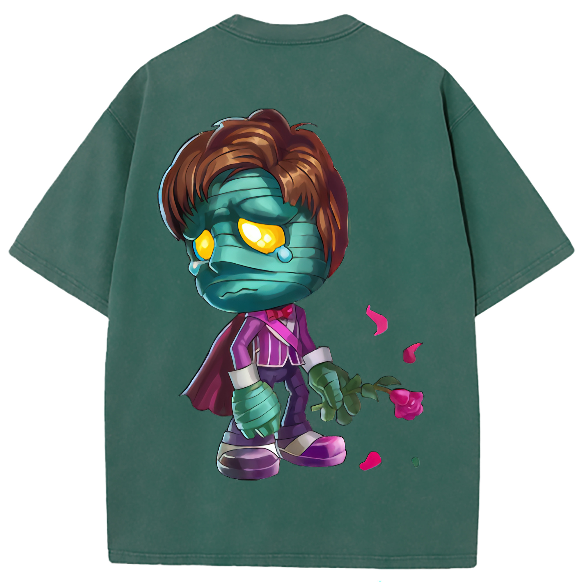 （画像用） リーグ・オブ・レジェンド League of Legends LOL 綿100% ヴィンテージ風 半袖Tシャツ（背面プリント）